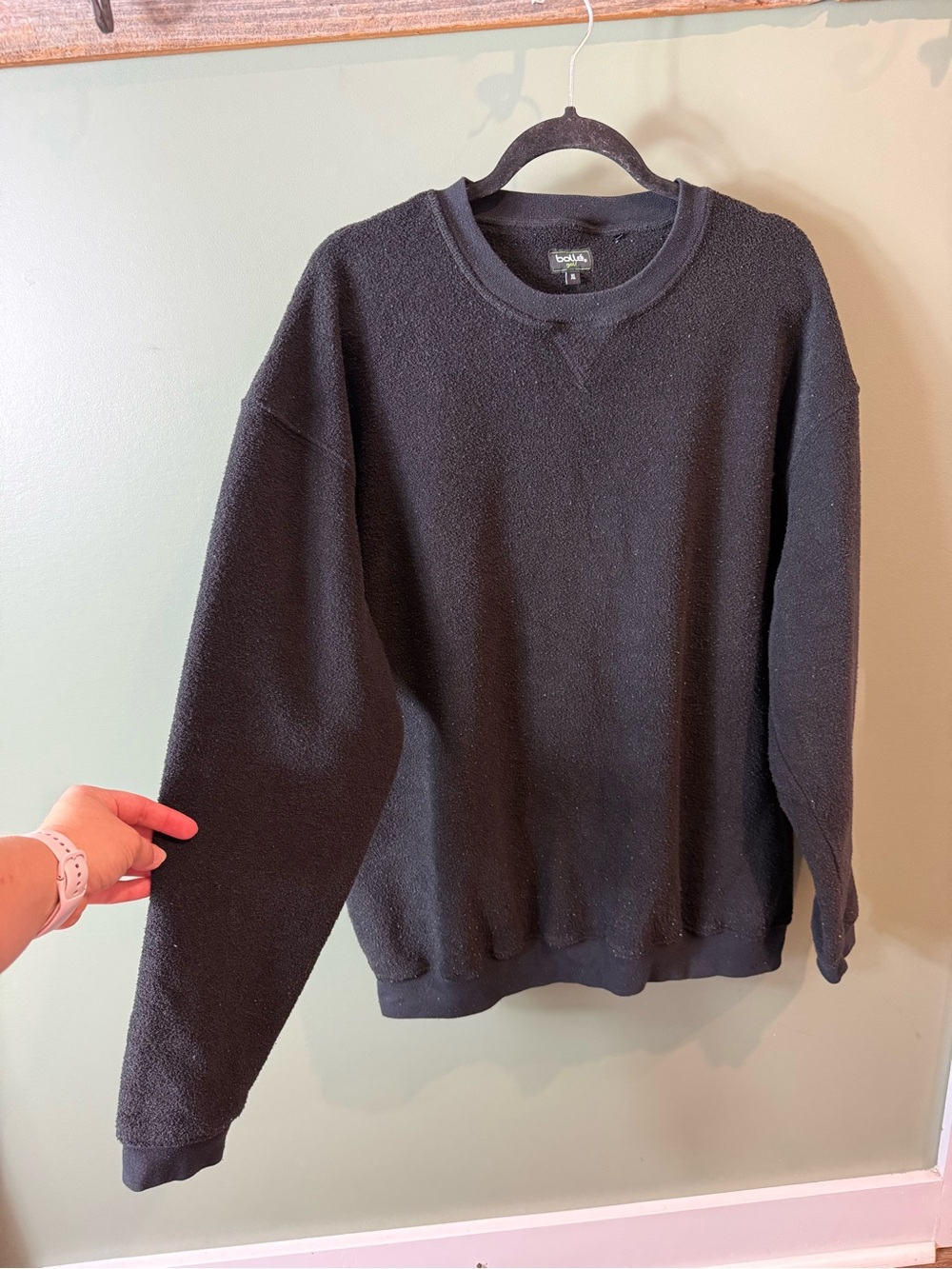 Black Men's Crewneck Sweater